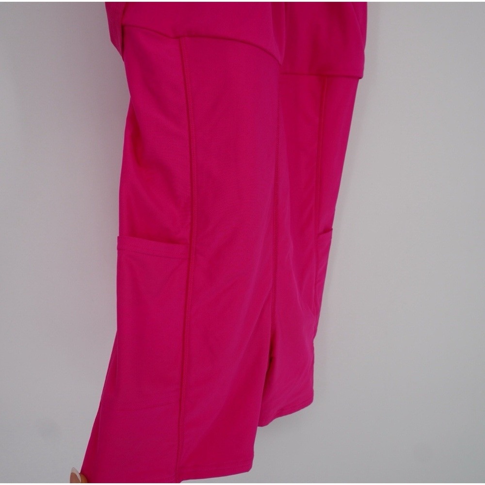 Lands End Womens Tummy Control Square Neck Swim Dress Attached Shorts Size 8 - Picture 15 of 16